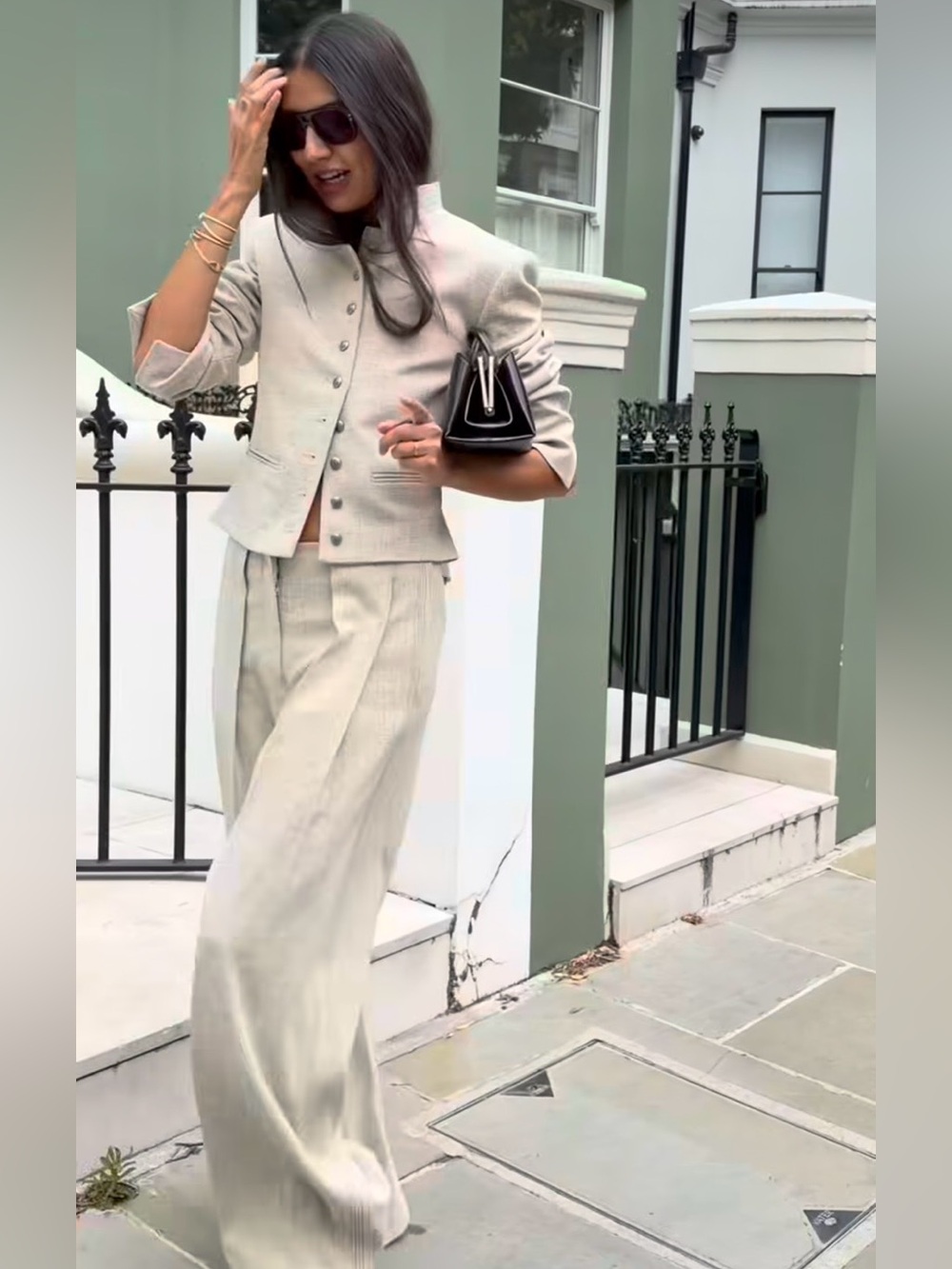 ZARA PLEATED BLAZER ZW COLLECTION